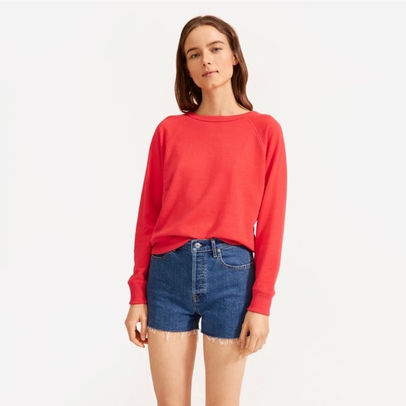 Everlane Tops - Everlane Lightweight French Terry Crew Sweatshirt